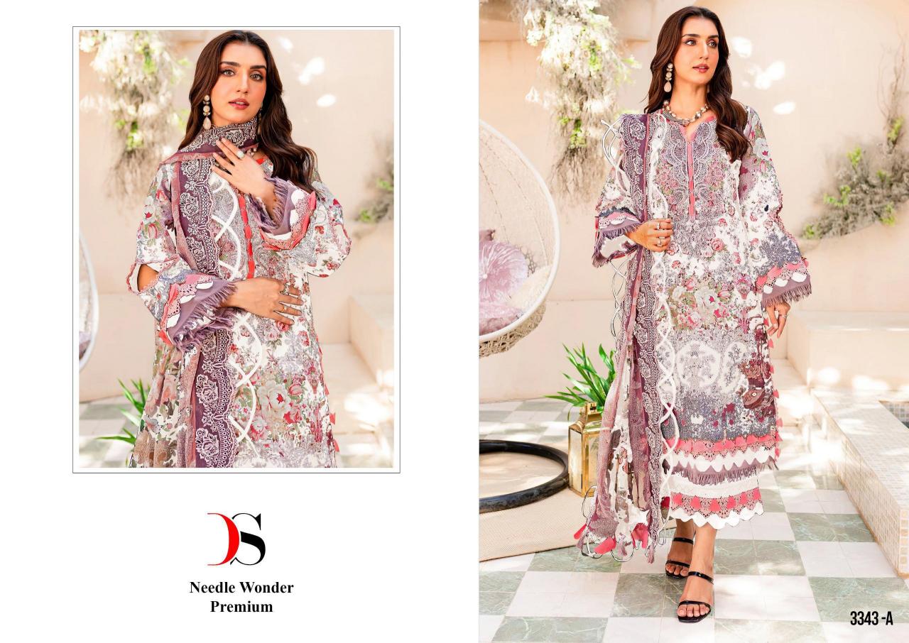 Deepsy Niddle Wonder Premium Chiffon Dupatta Pakistani Suits Wholesale catalog