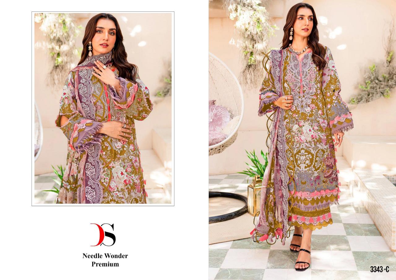 Deepsy Niddle Wonder Premium Chiffon Dupatta Pakistani Suits Wholesale catalog