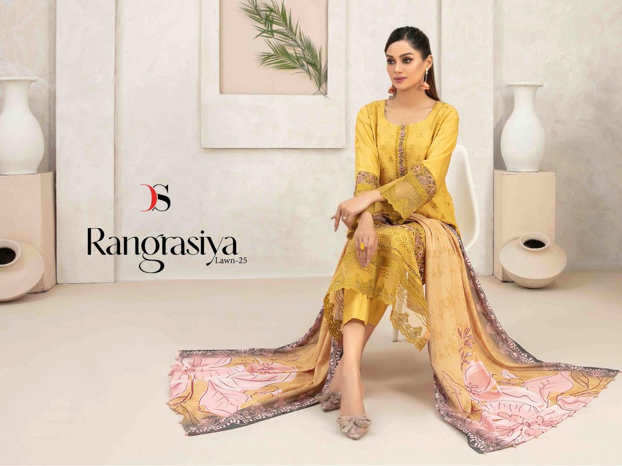 Deepsy Rangrasiya Lawn Vol 25 salwar kameez pakistani wholesale