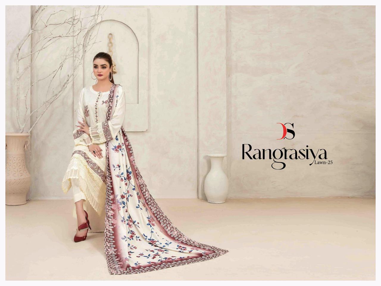 Deepsy Rangrasiya Lawn Vol 25 salwar kameez pakistani wholesale