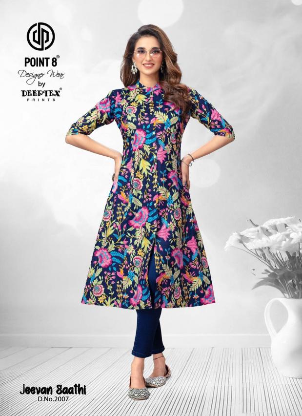 Deeptex Jeevan Sathi Vol-2 – A-Line Kurtis - Wholesale Catalog