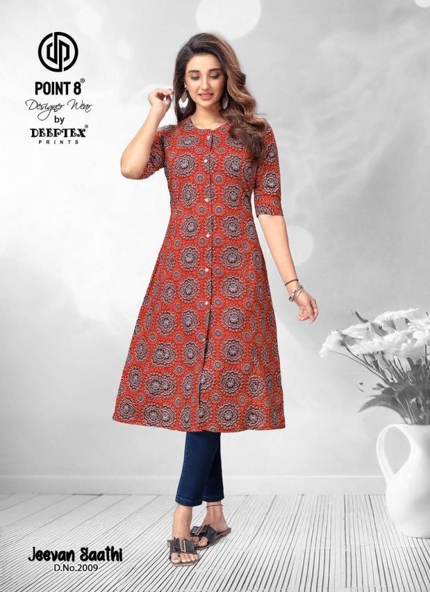 Deeptex Jeevan Sathi Vol-2 – A-Line Kurtis - Wholesale Catalog