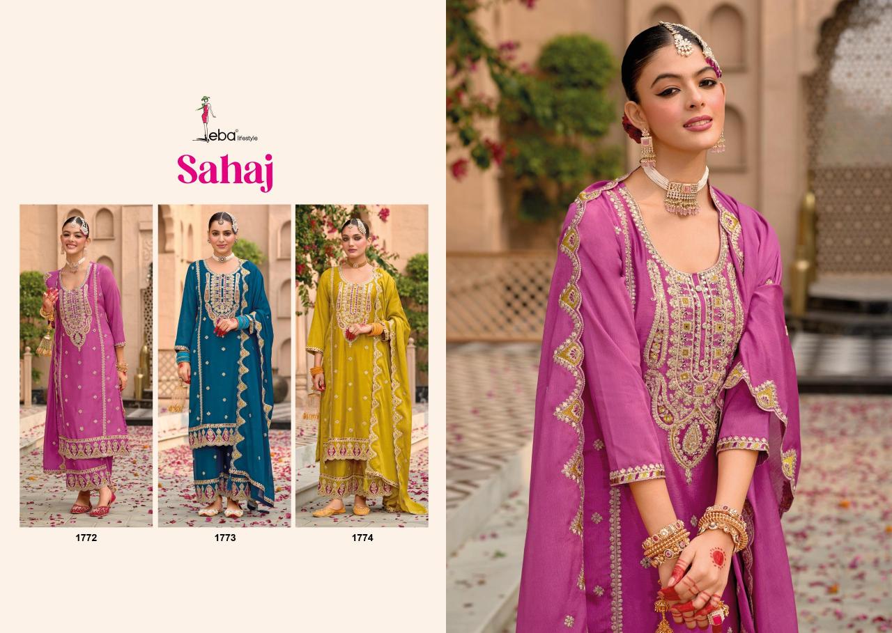 Eba Sahaj Catalog readymade salwar kameez wholesalers in ahmedabad