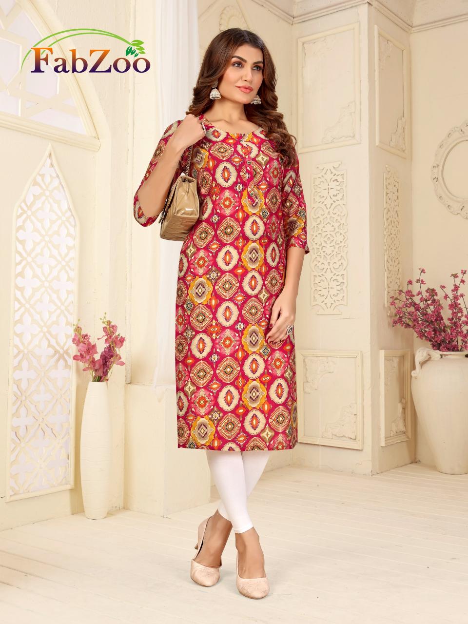 Fabzoo Modal Vol 1 fab india l size kurtis in inches