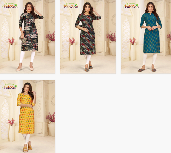 Fabzoo Modal Vol 3 ideas for teacher uniform in india kurti suit