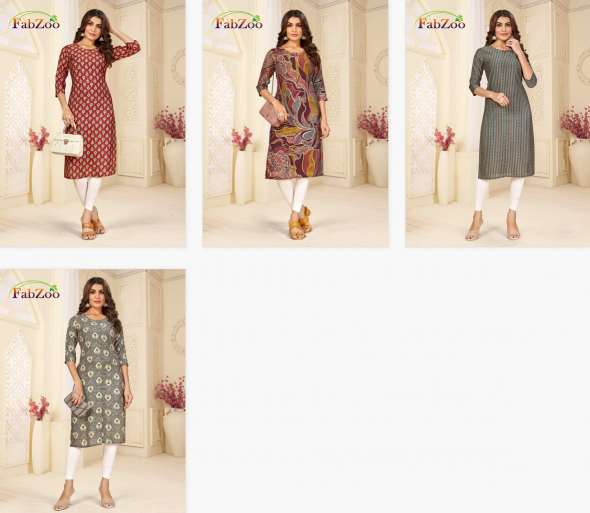 Fabzoo Modal Vol 4 kurti india fashion