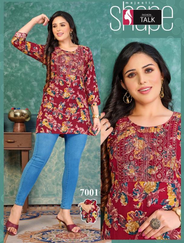 Fashion Talk Little Sunshine Catalog embroidered kurtis online india wholesale