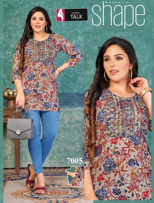 Fashion Talk Little Sunshine Catalog embroidered kurtis online india wholesale