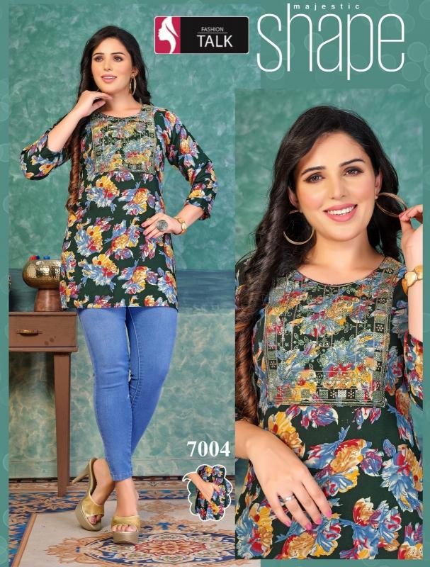 Fashion Talk Little Sunshine Catalog embroidered kurtis online india wholesale