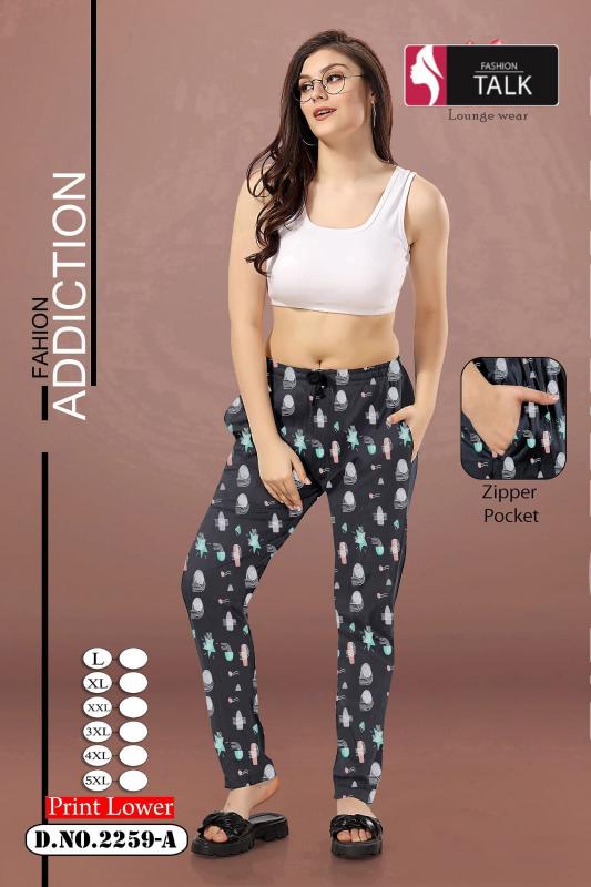 FASHION TALK VOL.#AT02259 printed lower pocket pants wholesale market in surat