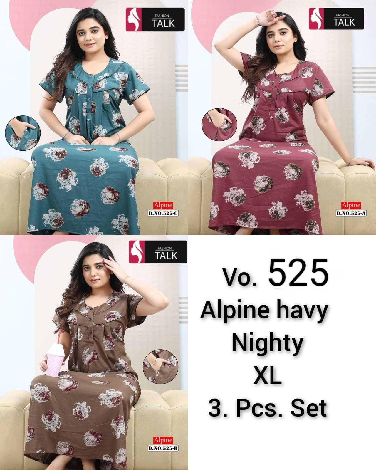 Fashion Talk VOL.SL 525 night dress for women wholesale