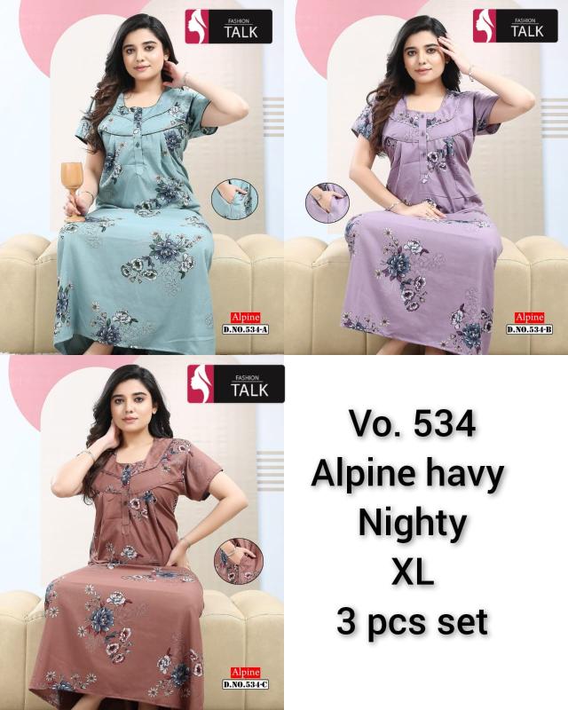 Fashion Talk VOL.SL 534 ladies night dress wholesale market