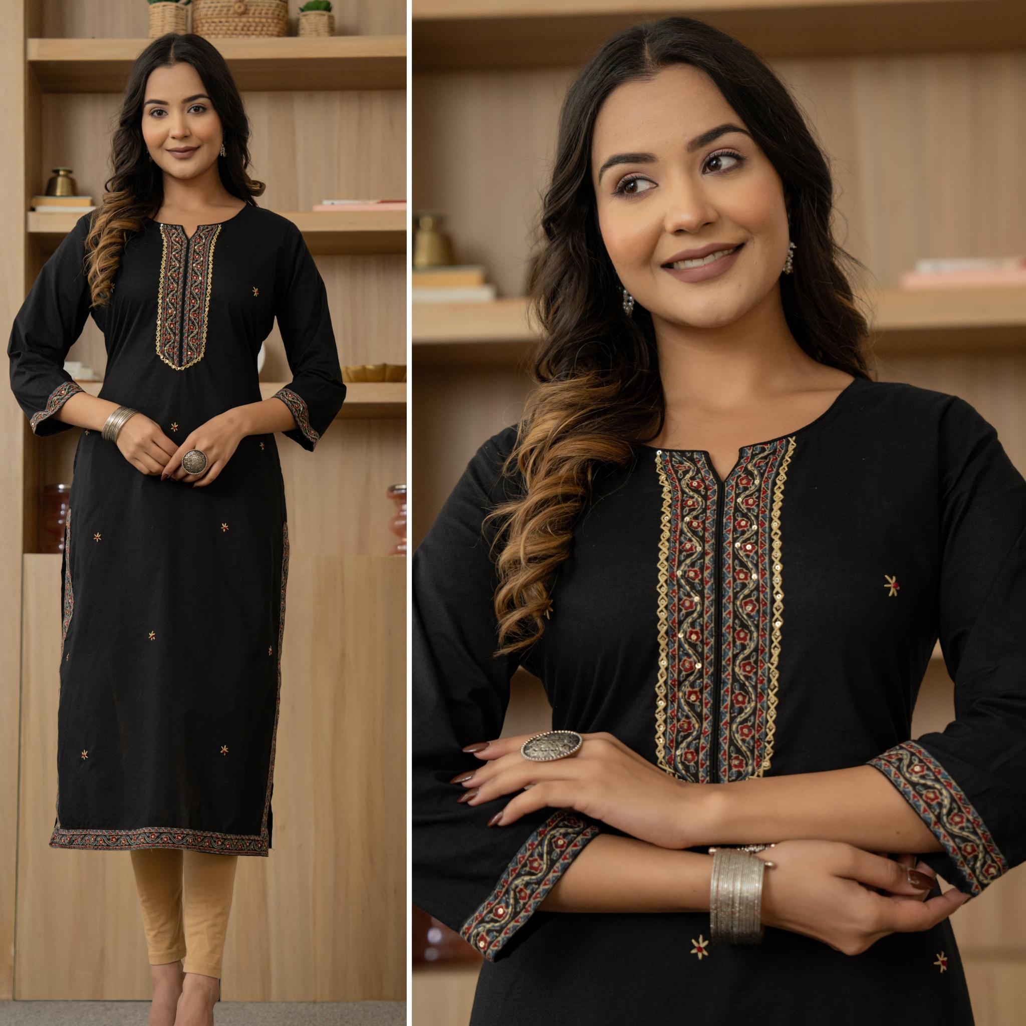 Felocity Cotton Classic Solid Straight Kurti online wholesale kurti surat