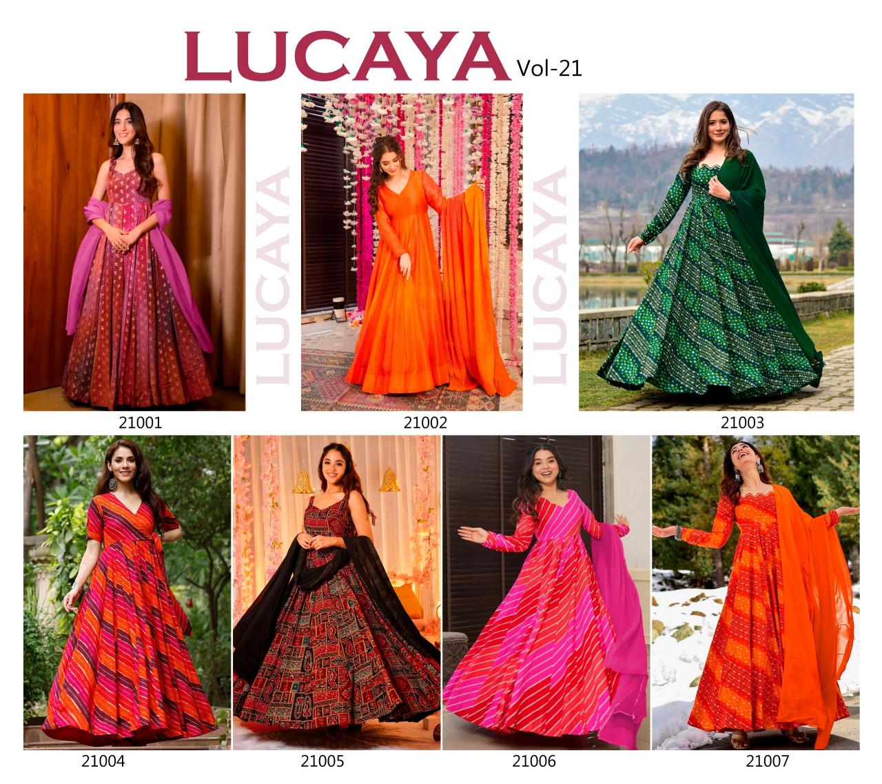 Felocity Lucaya Vol 21 anarkali kurtis wholesale online india