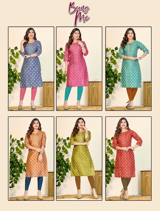 Ft Being Me Catalog designer kurtis manufacturers in surat