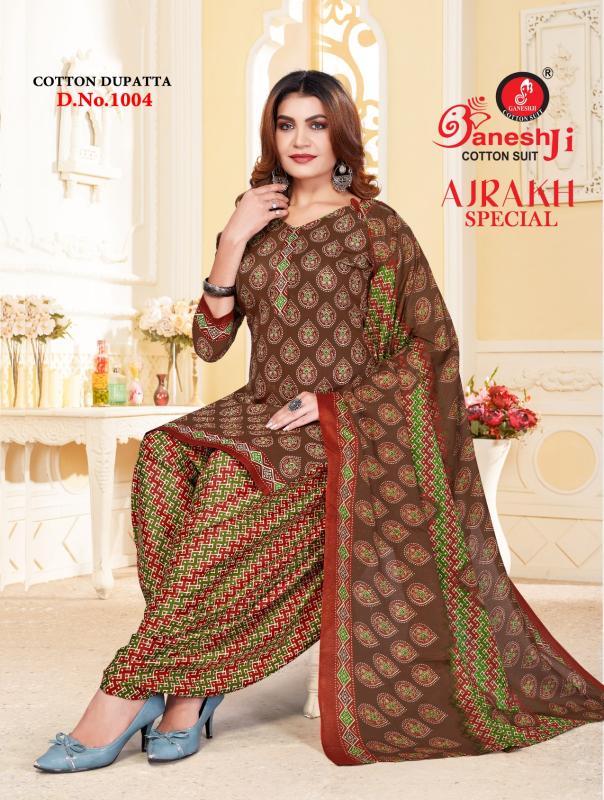 Ganeshji Ajrakh Special Vol-01 – Dress Material - Wholesale Catalog