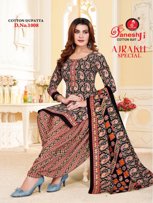 Ganeshji Ajrakh Special Vol-01 – Dress Material - Wholesale Catalog