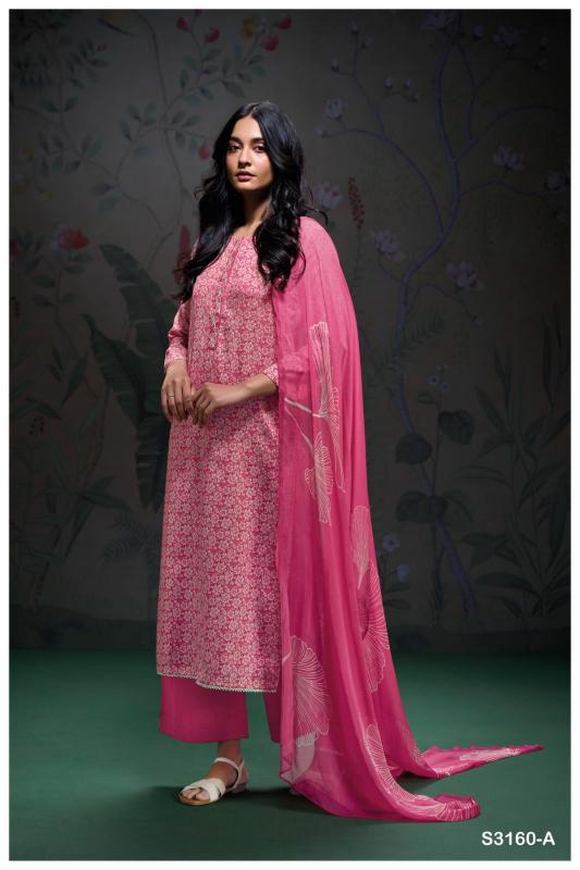 Ganga Aaila 3160 unstitched salwar kameez wholesalers in kolkata