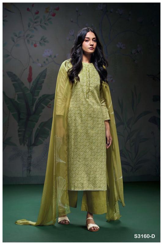 Ganga Aaila 3160 unstitched salwar kameez wholesalers in kolkata