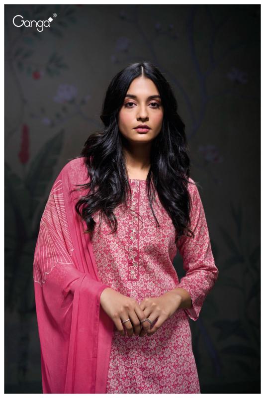 Ganga Aaila 3160 unstitched salwar kameez wholesalers in kolkata