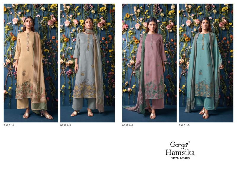 Ganga Hamsika 3071 wholesale salwar kameez catalog