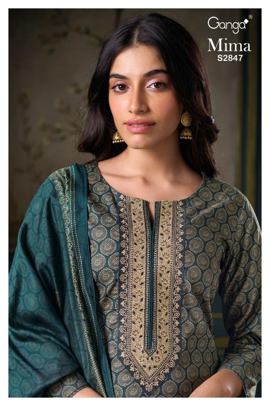 Ganga Mima 2847 Catalog wholesale designer salwar kameez