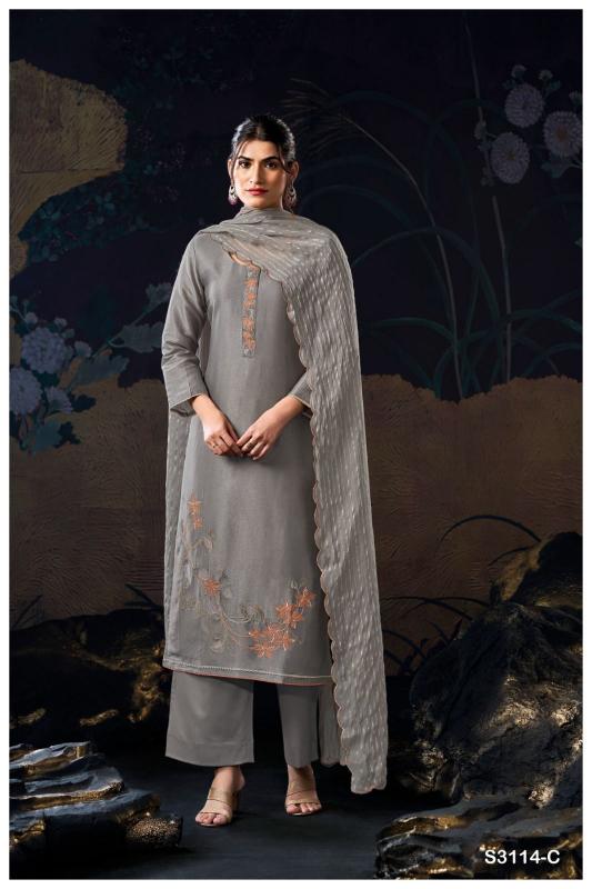 Ganga Nynika 3114 Salwar Kameez Wholesale Cataog 