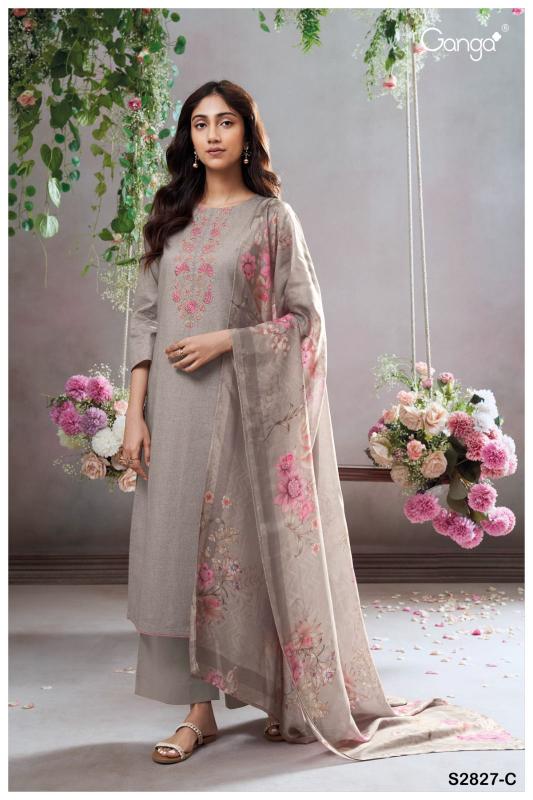 Ganga Teuila 2827 Catalog dubai salwar kameez wholesalers