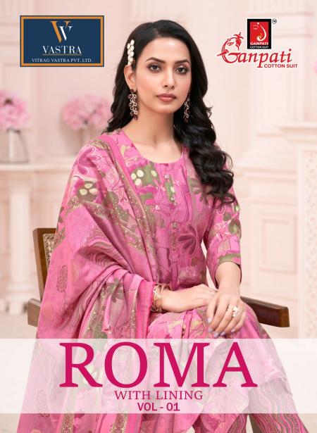 Ganpati Roma Vol-1 – Kurti Pant With Dupatta - Wholesale Catalog