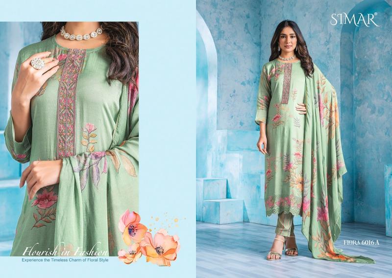 Glossy Simar Flora wholesale rate salwar kameez