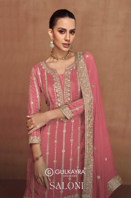 Gulkayra Saloni Catalog wholesale unstitched salwar kameez material 