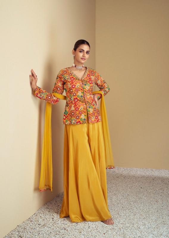 Gulkayra Zulfa Catalog Chinon Indowestern Dress 