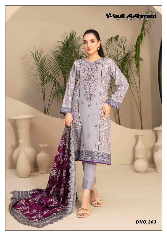 Gull AAhmed Lawn Vol-24 – Karachi Dress Material - Wholesale Catalog