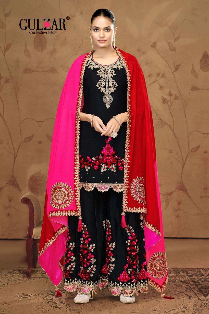 Gulzar Hazariphool Chinon Embroidered pakistani punjabi suit