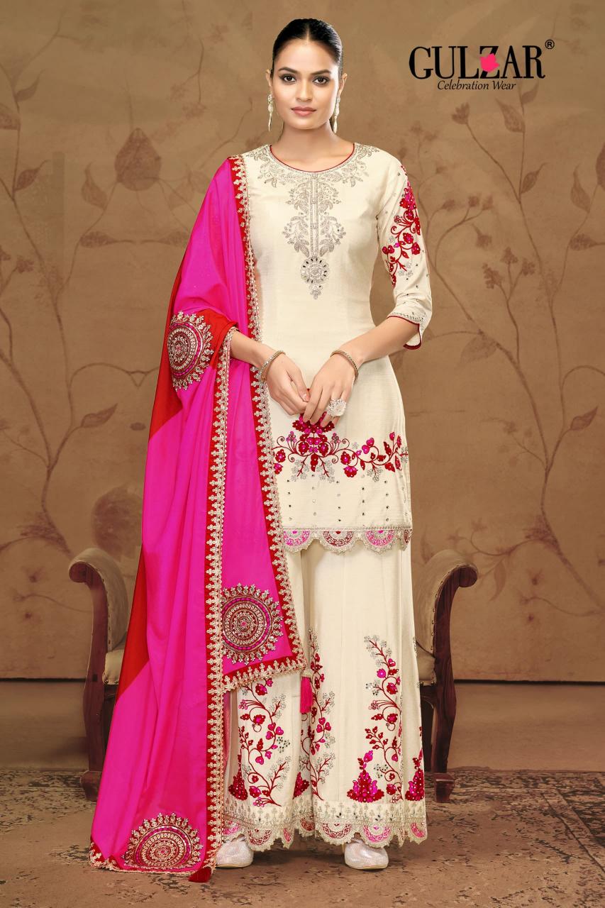 Gulzar Hazariphool Chinon Embroidered pakistani punjabi suit