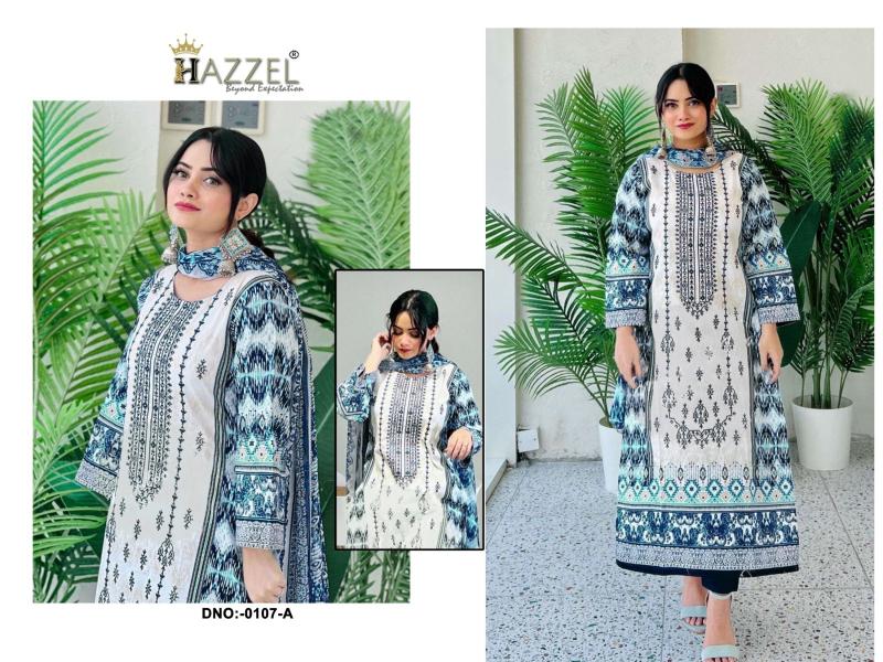 Hazzel 0107 ABCD Chiffon Dupatta pakistani suits wholesale india