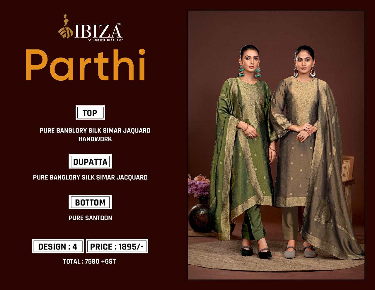 Ibiza Parthi Catalog wholesale salwar kameez dealers