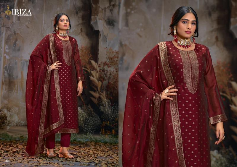 Ibiza Saira 1691 to 1694 Catalog silk salwar kameez wholesalers