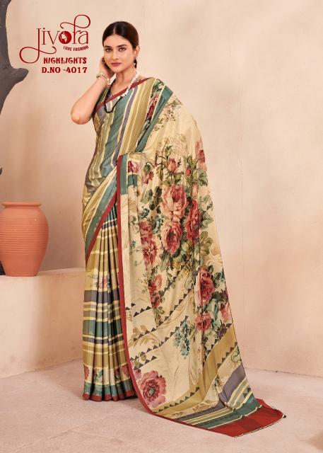 Jivotra Highlights digital print sarees india