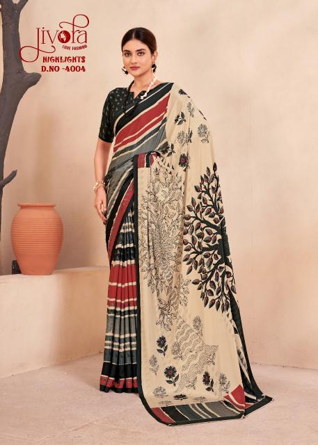 Jivotra Highlights digital print sarees india