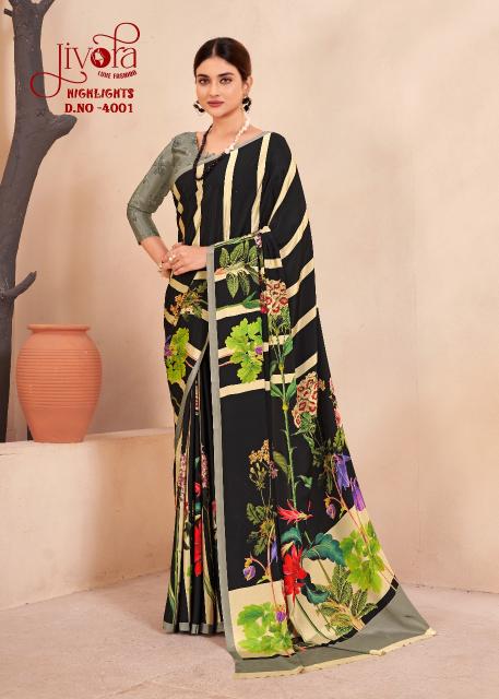 Jivotra Highlights digital print sarees india