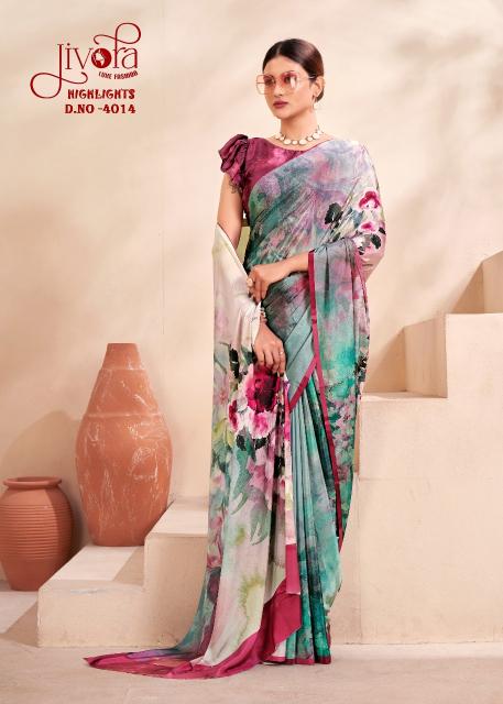 Jivotra Highlights digital print sarees india