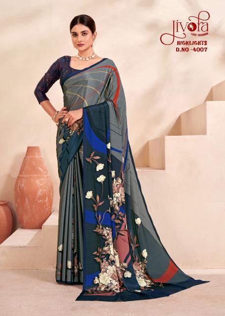 Jivotra Highlights digital print sarees india