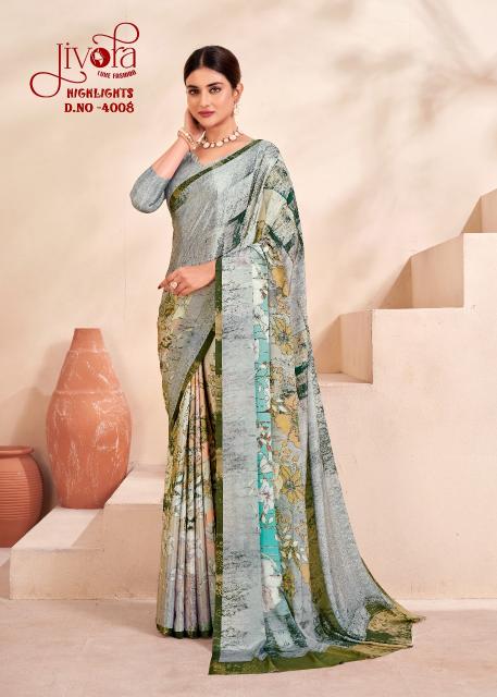 Jivotra Highlights digital print sarees india