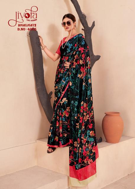 Jivotra Highlights digital print sarees india