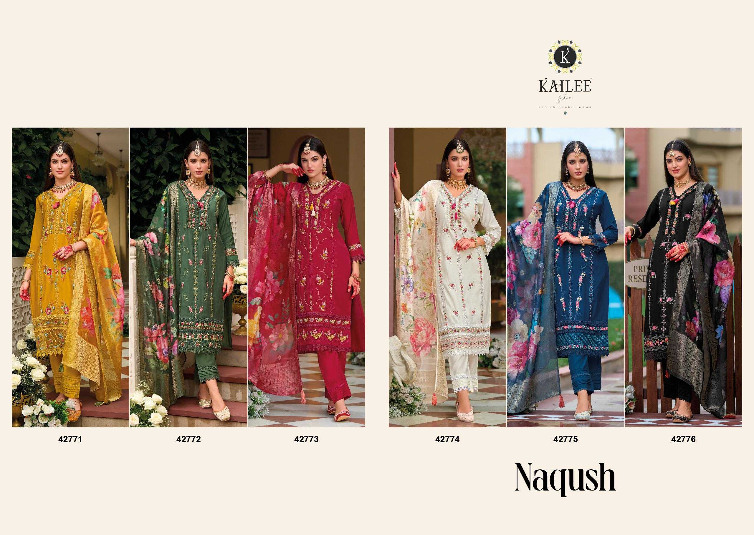 Kailee Fashion Naqsh Catalog kurtis wholesale online 