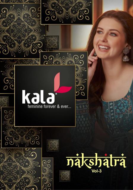 Kala Nakshatra Vol-3 – Kurti Pant With Dupatta - Wholesale Catalog