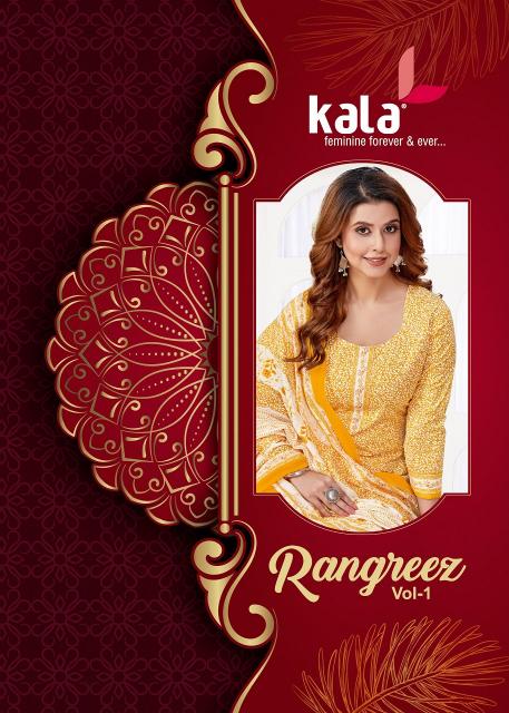 Kala Rangreez Vol-01 – Dress Material - Wholesale Catalog