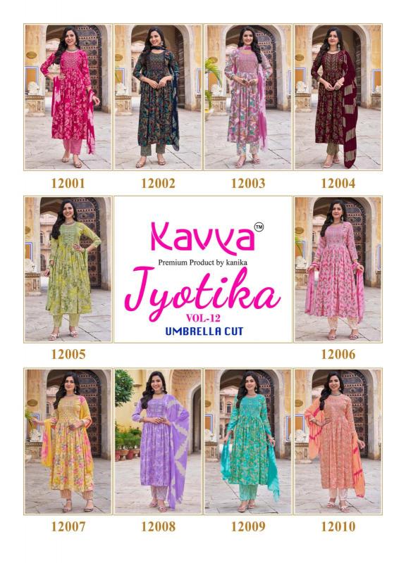 Kavya Jyotika Vol 12 kurti manufacture in surat