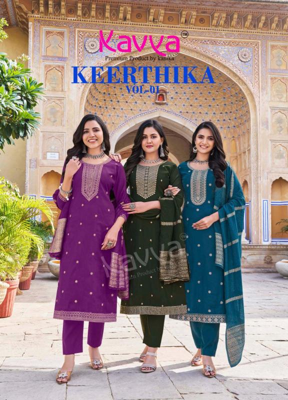 Kavya Keerthika Catalog manufacturer of kurti and tops in surat